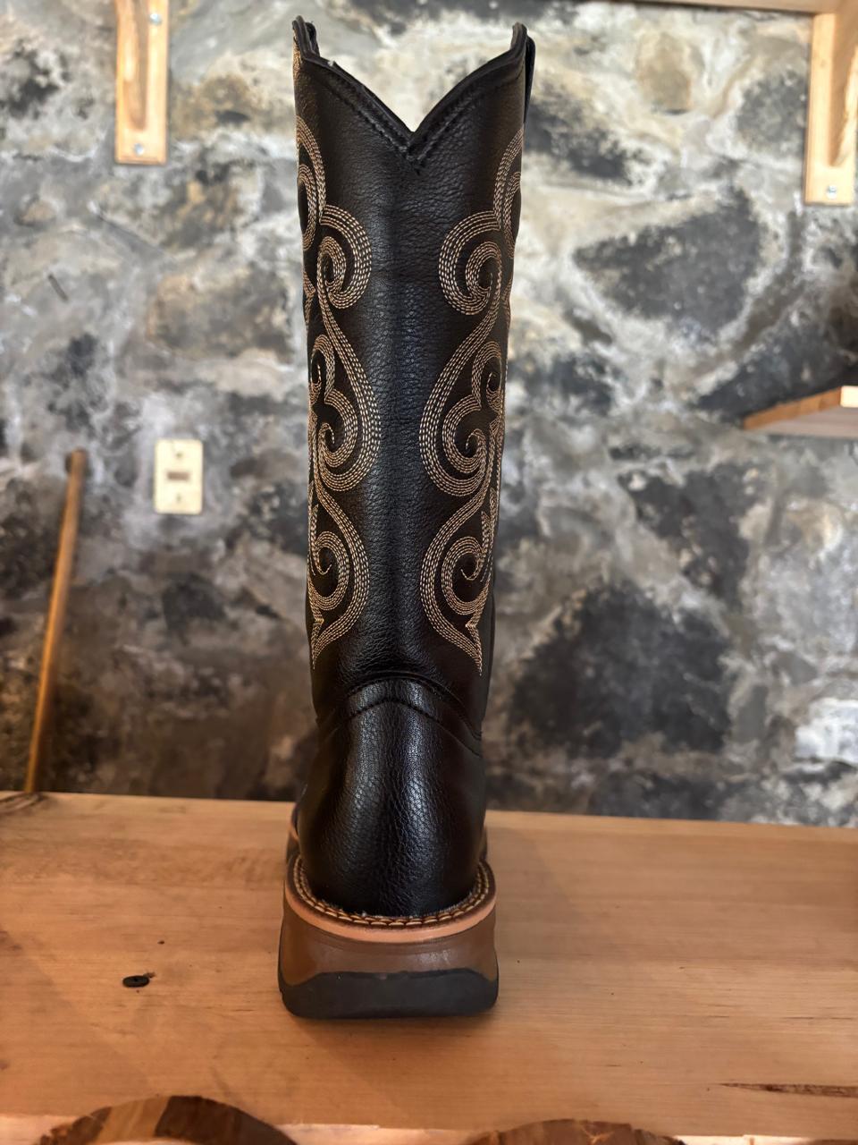 Botas Dama Negra 100% Piel Bovino