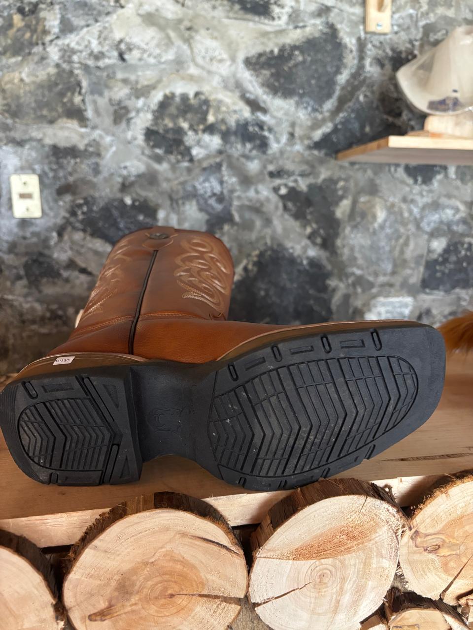 Bota Dama Café 100% Piel Bovino