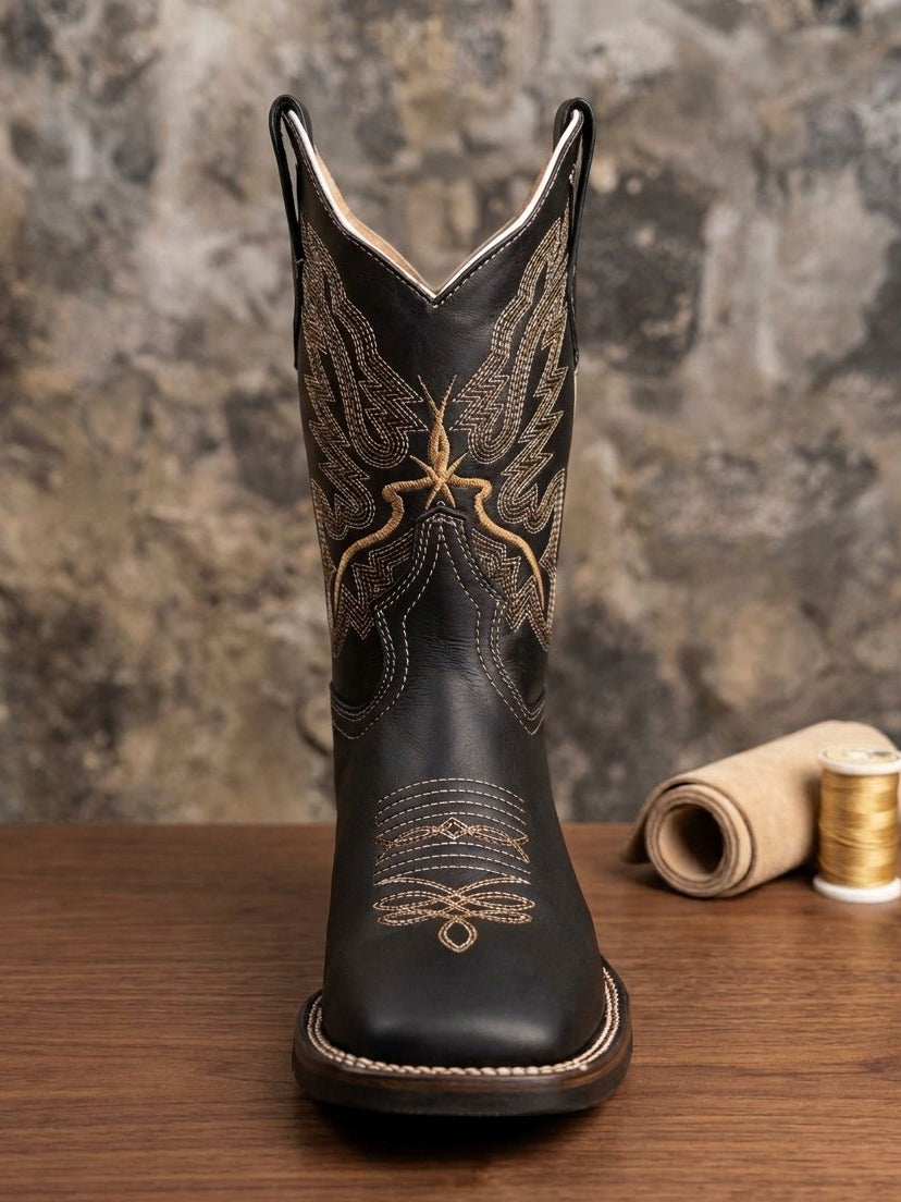 Botas Bull Color Negro 100% Piel Bovino