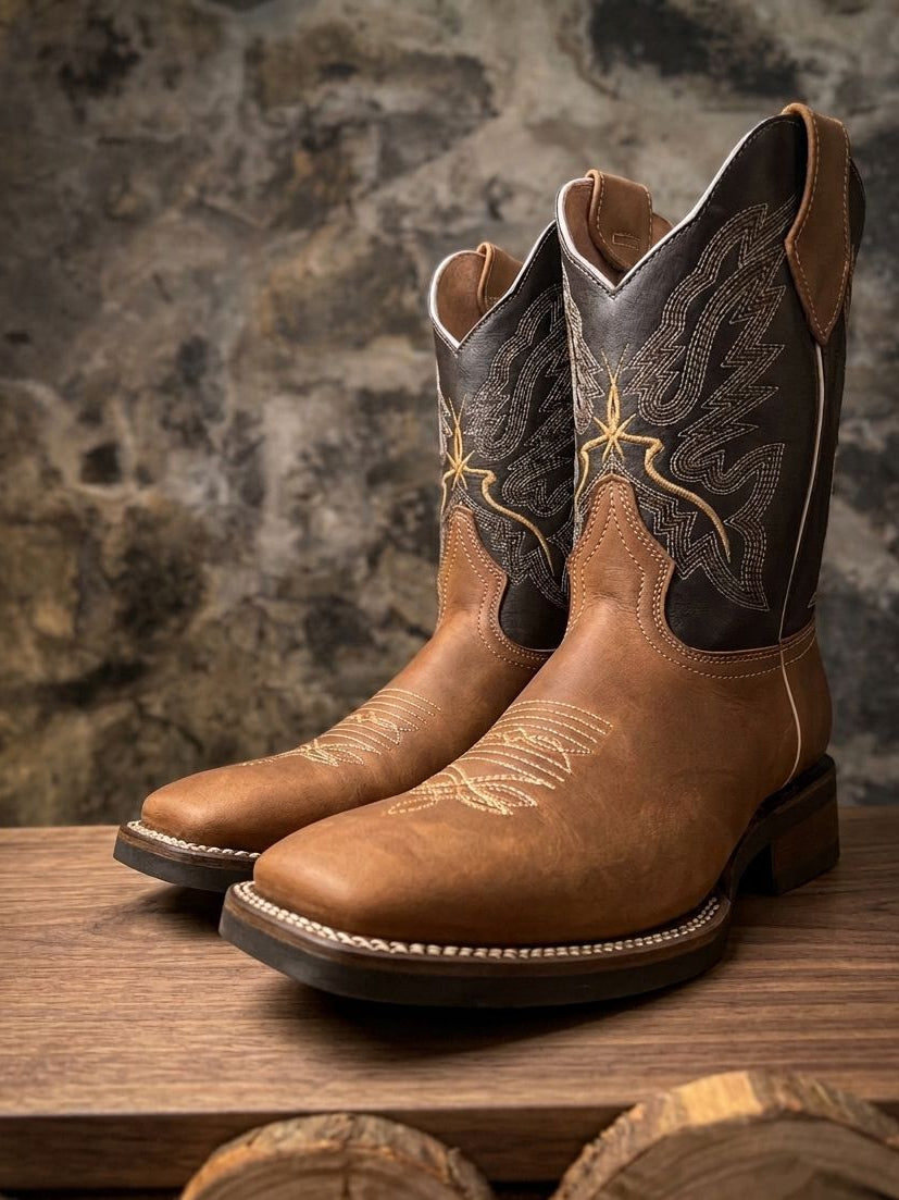 Botas Bull Color Miel 100% Piel Bovino