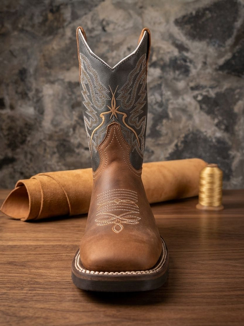 Botas Bull Color Miel 100% Piel Bovino