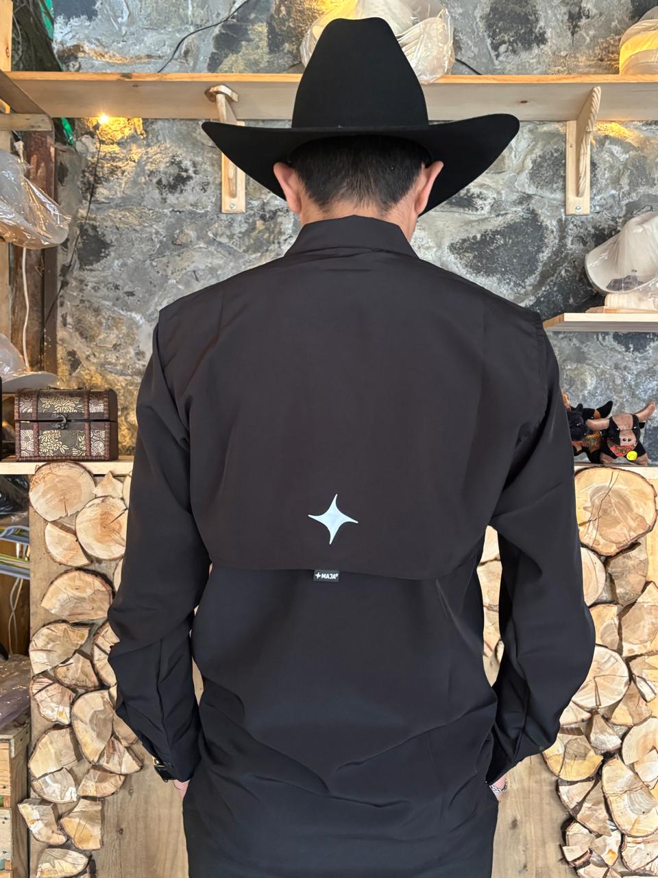 Camisa MAJA manga larga anti-transpirante